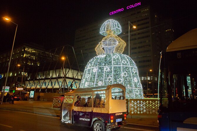 Christmas Lights Tour of Madrid in Eco Tuk Tuk Private - Key highlights to know before you go