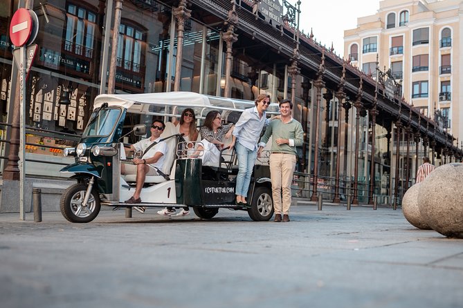 Madrid Expert Plus Tour with Local Guide in Eco Tuk Tuk Private - Riding Madrid like locals do: private electric tuk tuks, real guide time