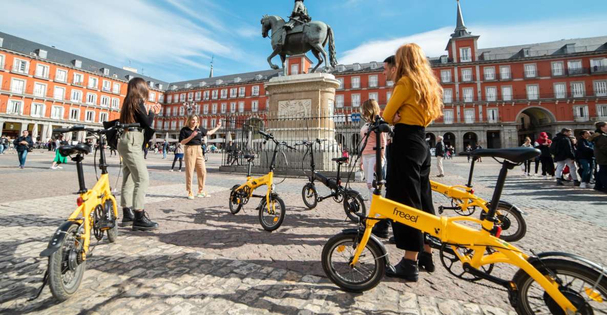 Madrid: Highlights & Parks with Electric Bike Private Tour - Plaza de España to Almudena Cathedral: the stop chain that sharpens the skyline