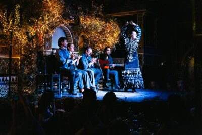 Madrid: Live Flamenco Show with Food and Drinks Options - Inside the Cuadro Flamenco: singers, guitar, clapping, and dancers