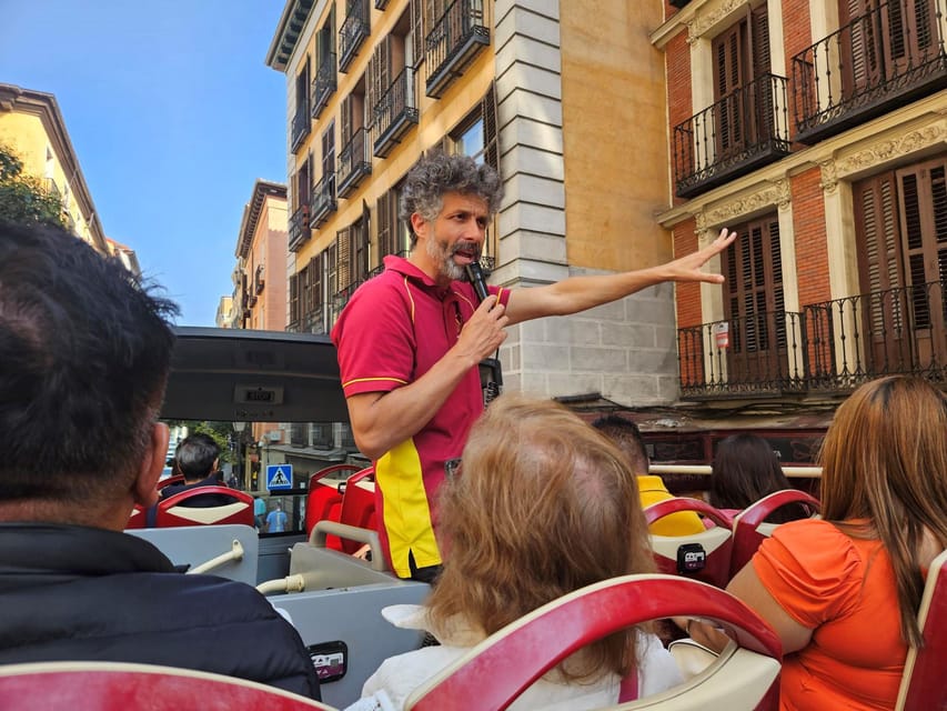 Madrid: Open-Top Big Bus Sightseeing Tour with Live Guide - Live Bilingual Guides Turn Landmarks Into Real Places