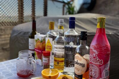 Madrid: Paella & Sangria Classes- Seafood, Chicken & Vegan option - Sangria making: more than fruit, built on a set recipe