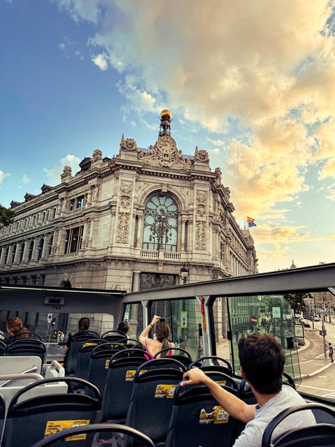 Madrid: Panoramic Open-Top Bus Day or Night Tour with Guide - 6) Plaza de España to Temple of Debod: quick skyline hits without the long walk