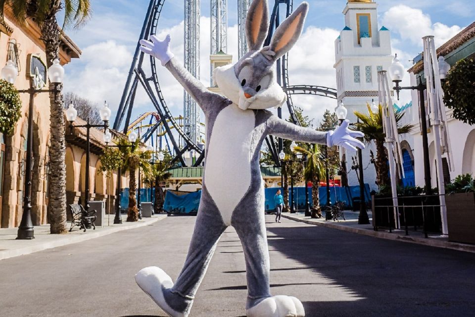 Madrid: Parque Warner Ticket and Roundtrip Transportation - Cartoon Village: family-friendly coaster fun