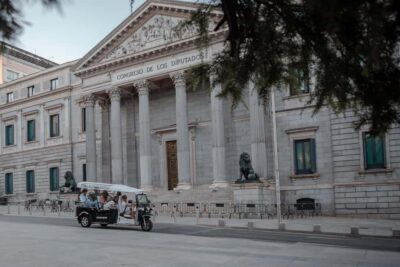 Madrid: Private City Tour by Eco Tuk Tuk - Start at Plaza de Oriente, then roll toward the Royal Palace area