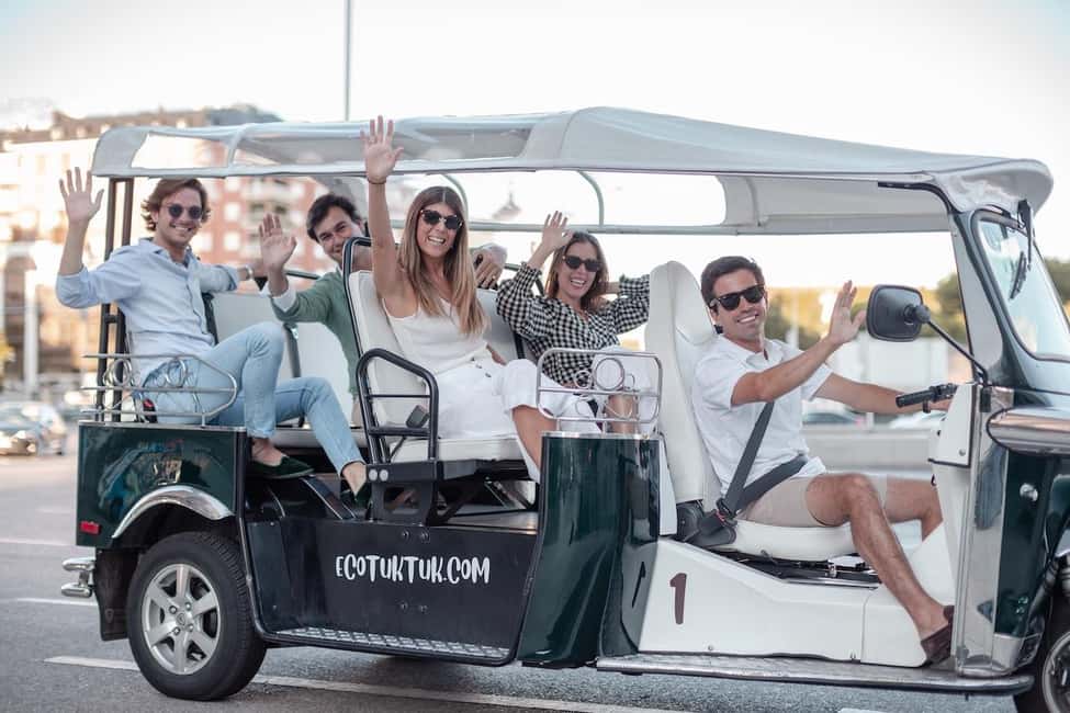 Madrid: Private City Tour by Eco Tuk Tuk - Plaza de Santa Ana, Almudena Cathedral, and the Royal Palace exterior finish
