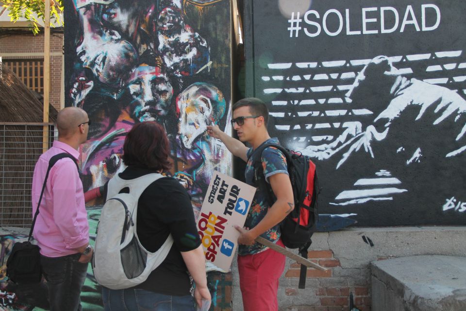 Madrid: Street Art Tour with Local Graffiti Hunter - La Tabacalera: The Former Tobacco Factory Where Street Art Gets Big