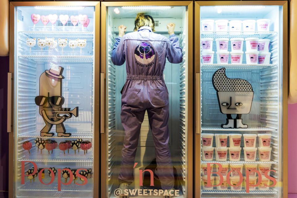 Madrid: Sweet Space Museum Entry Ticket - The best moments: tastings, textures, and that lollipop waterfall