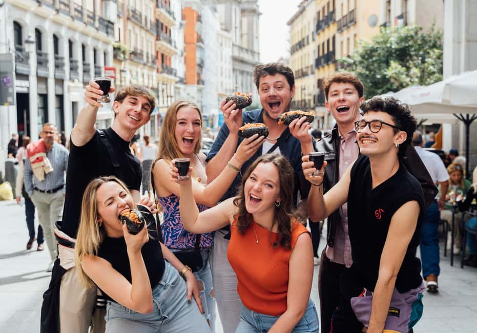 Madrid: Tapas Food Tour with Drinks and Food - The four eateries: what you’ll eat beyond the basics