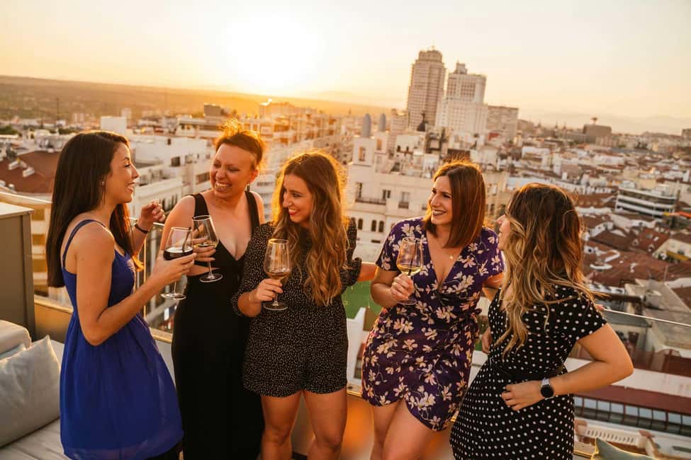 Madrid: Tasty Tapas Tour & Visit to a Terrace with Views - Las Letras: your first round of beer, wine, and tapas