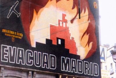 Spanish Civil War start of 2 World War, Guernica Franco - Plaza del Callao: Central Madrid Under Bombs