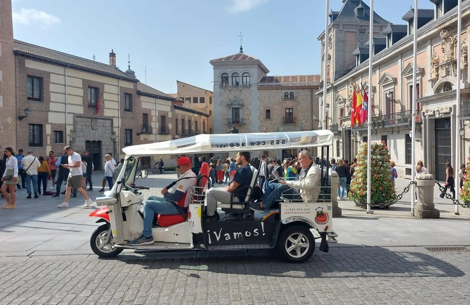 Tour Madrid: Secrets in a Electric Tuk Tuk - Royal Palace Area: Baroque Facades Without The Ticket Pressure